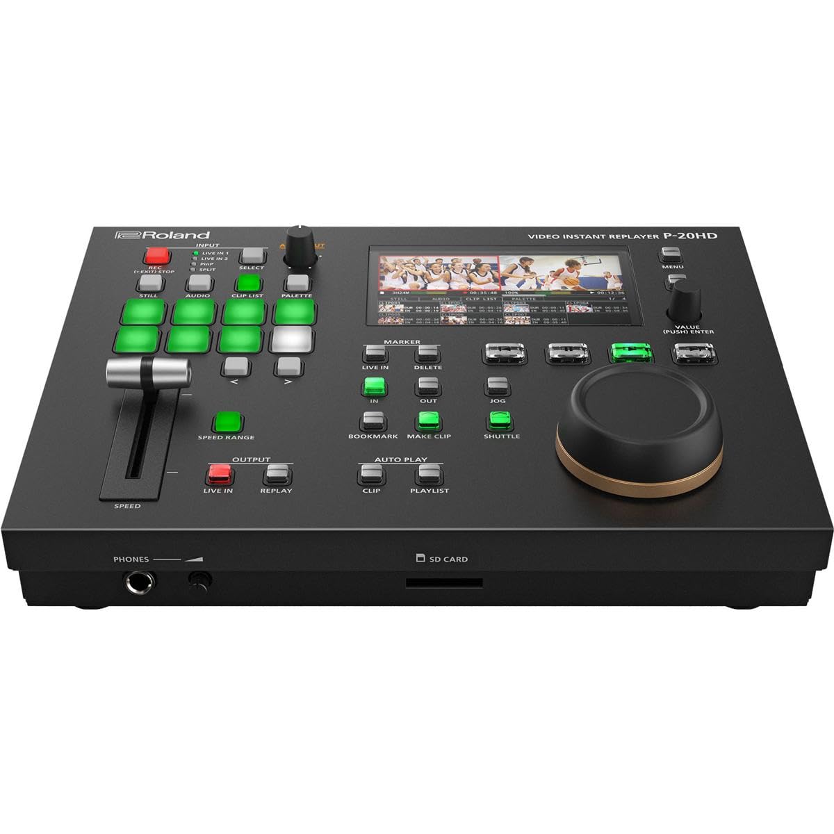 【新品】 Roland P-20HD ビデオリプレイヤー Amazon.com: Roland P-20HD Slow-Motion Instant Video Replayer